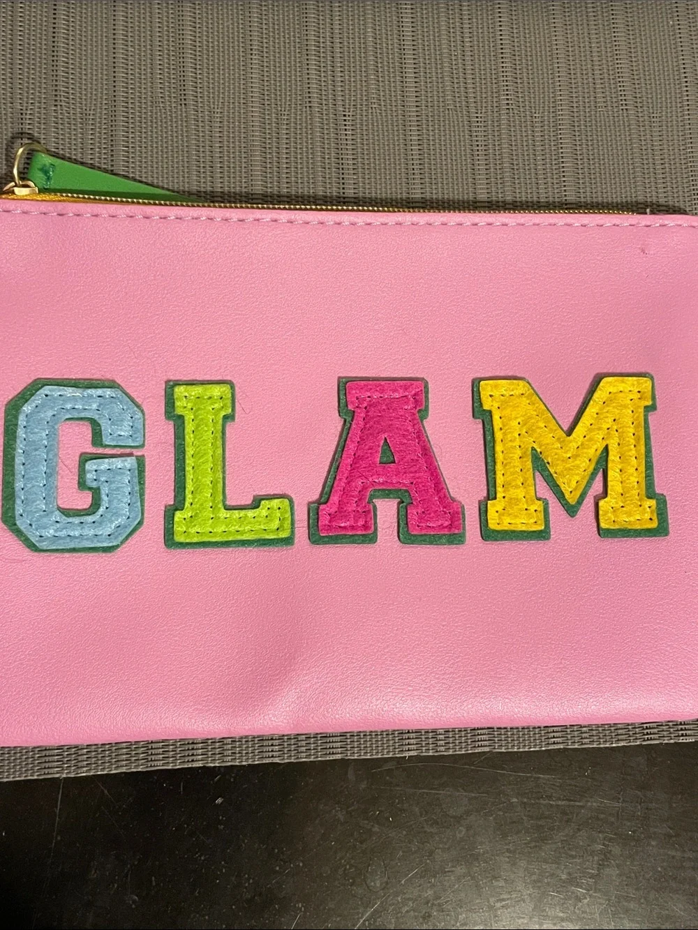 Ipsy Pink GLAM Zip Pouch